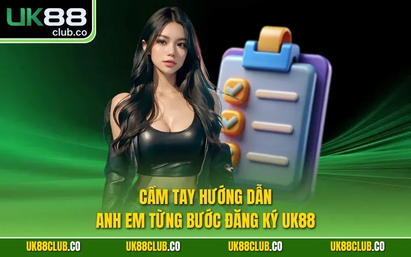 Cầm tay hướng dẫn anh em từng bước đăng ký UK88