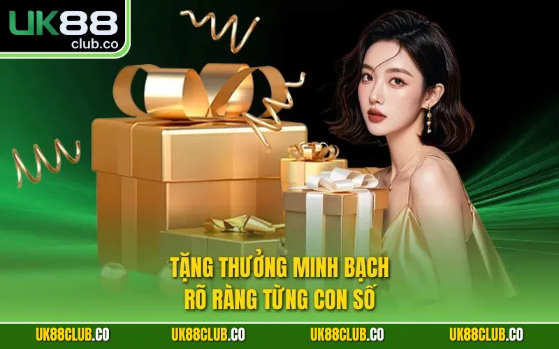 Tặng thưởng minh bạch, rõ ràng từng con số